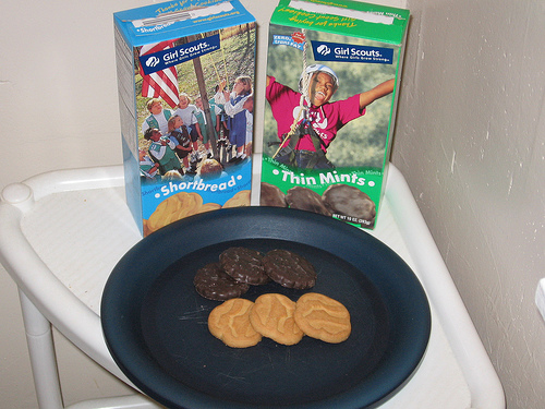 shortbread girl scout cookies. of Girl Scout cookies on