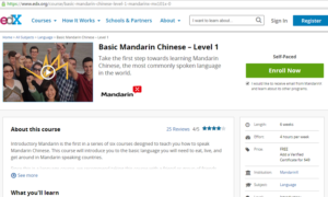 Basic Mandarin Chinese Level 1