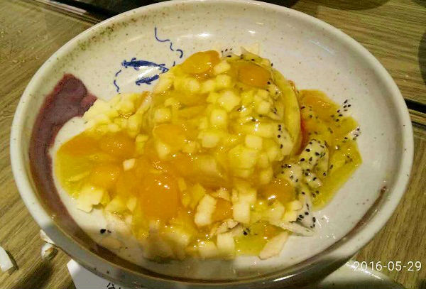 V Mango Tapioca dessert