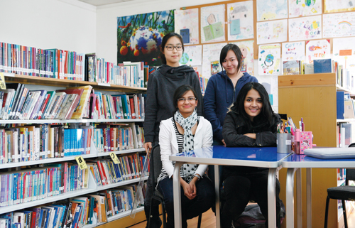 Yuan Yuan Kelly, Canada, 13 - has lived in Beijing for 13 years Kanchana Gaishankar, India, 13 - has lived in Beijing for over two years Sally Kwon, Korea, 14 - has lived in Beijing for two years Sana Samad, India, 14 - has lived in Beijing for two years