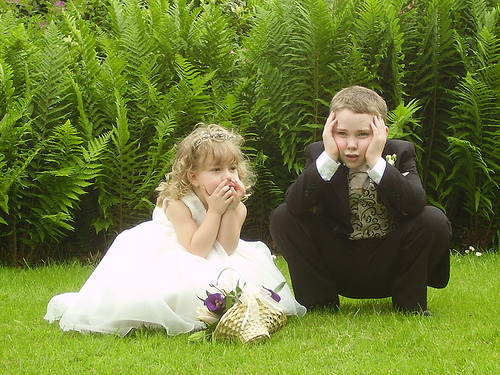 Adult parties = boring for kids. Where's the candy? Photo by clevelandsurfkid of Flickr