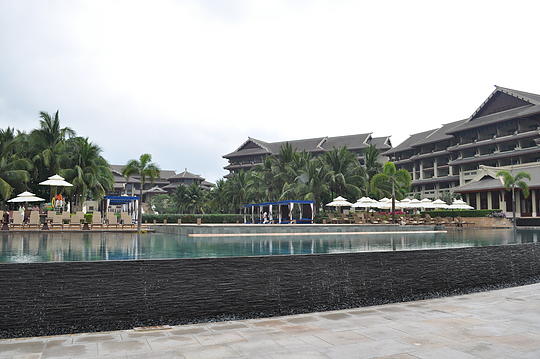 One of many pristine swimming pools at The Ritz-Carlton.