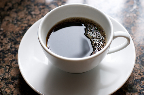 Mmmmm...nothing like a good cup of coffee! Photo by larryvincent of flickr.