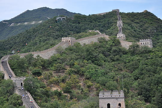 You can see for miles and miles...