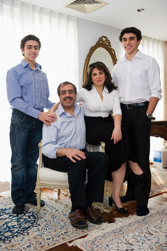 The Afnan family decided on a British education for Michael and Maximillian