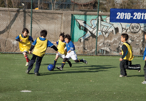 Kids learn the importance of teamwork while having fun