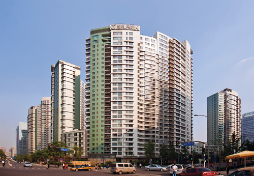 Central Park apartment complex in the heart of the CBD