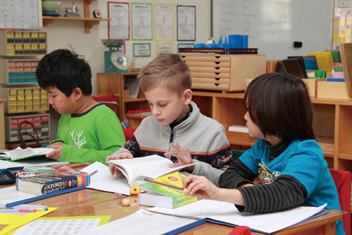 MSB offers language learning in a Montessori setting