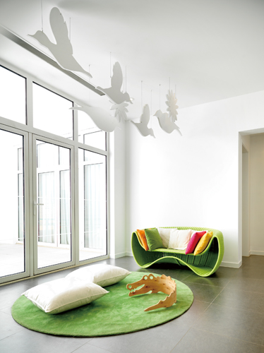 Reading book at the Kids' Club