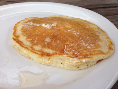 A ricotta-stuffed pancake – we inhaled one before remembering to take a picture