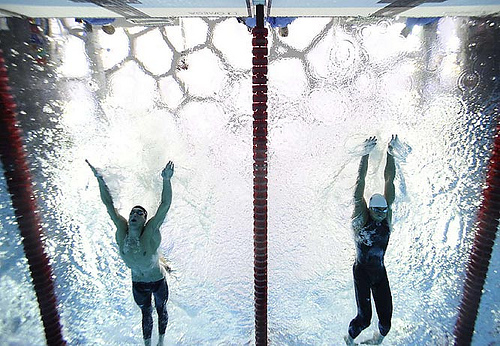 When the going gets tough, the tough pour themselves into skintight suits