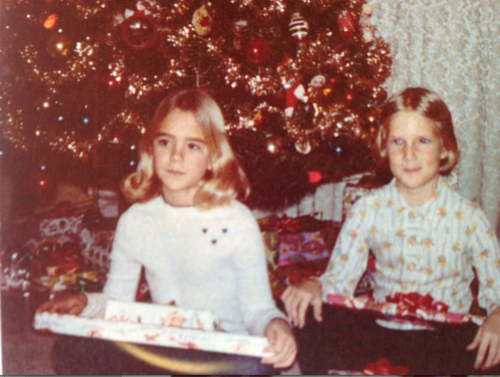 Me, as a youngster (right) and my BFF, Tracey