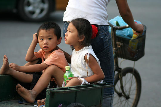 Even the back of a bicycle is a good place to demonstrate your Chinese skills