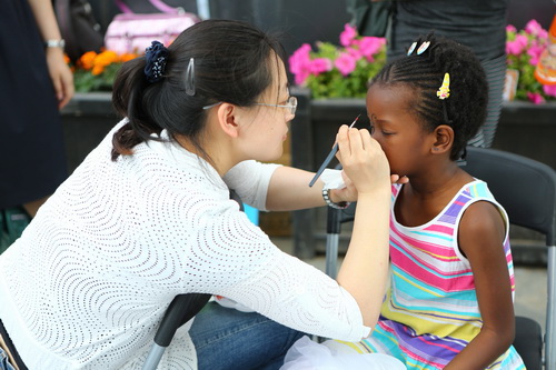 It was time to get all painted up