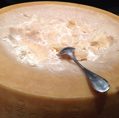 Any buffet with a giant wheel of parmesan gets our vote
