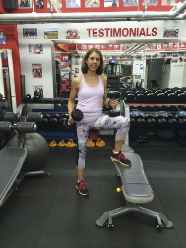 Lundy Clark is both a fitness instructor and an ESL teacher