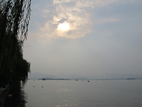 West Lake at dusk. Photo by Jerry Chan