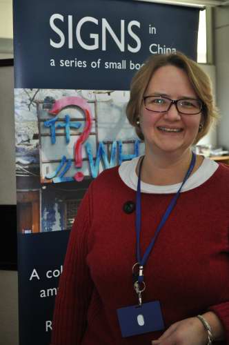 ISB art teacher Joan Leuth, photo by Charlotte Moreau