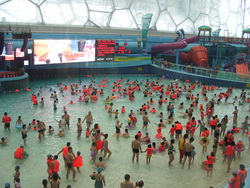 Actual wave pool in the park. Photo by Lauren McCarthy