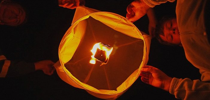 Releasing a lantern