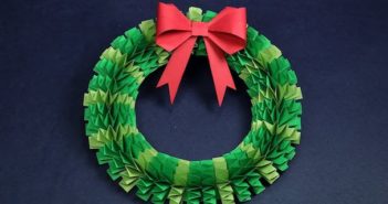 Deck the Halls: Handmade holiday crafts – Paper Wreaths